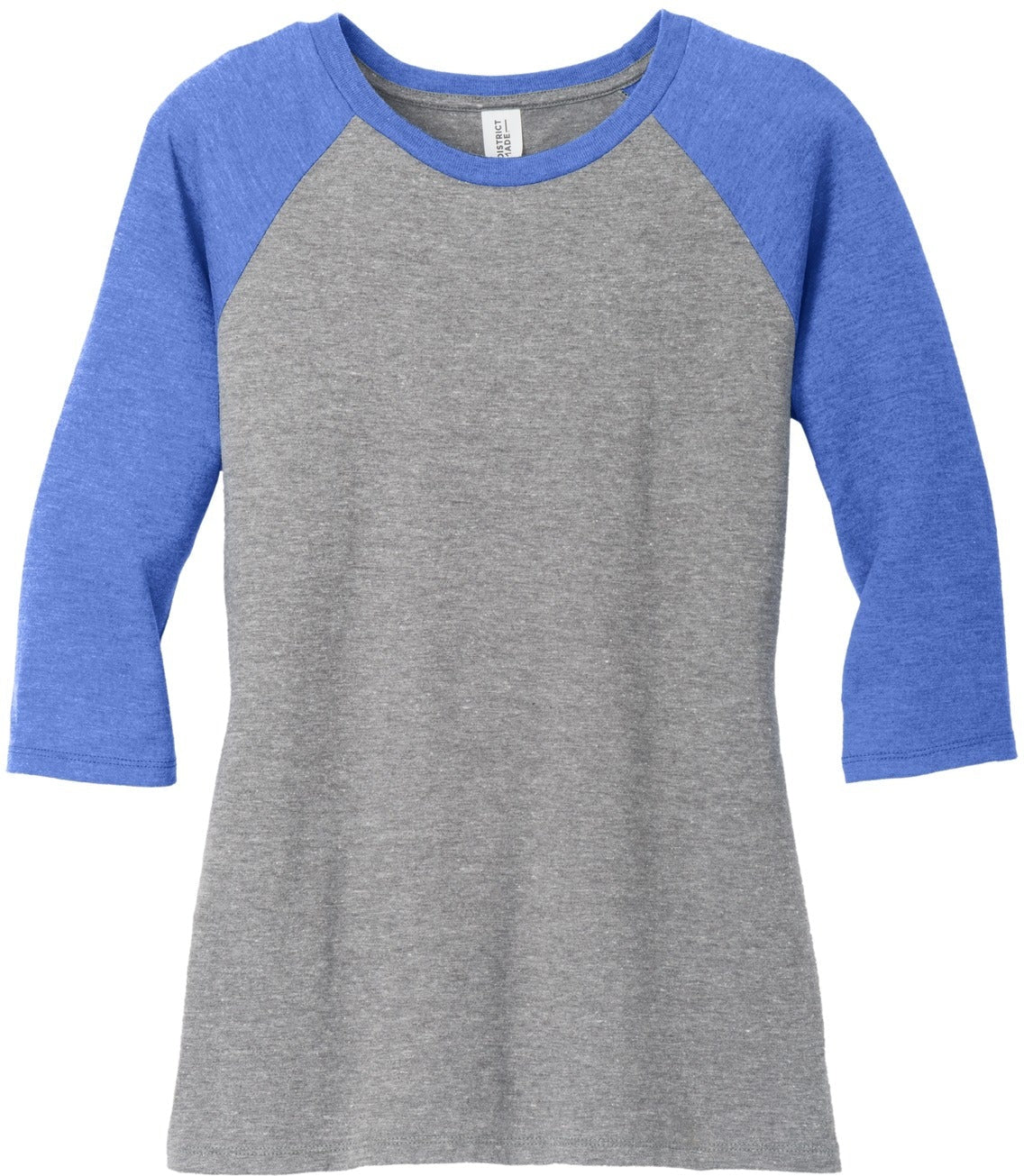 District Ladies Perfect Tri 3/4-Sleeve Raglan
