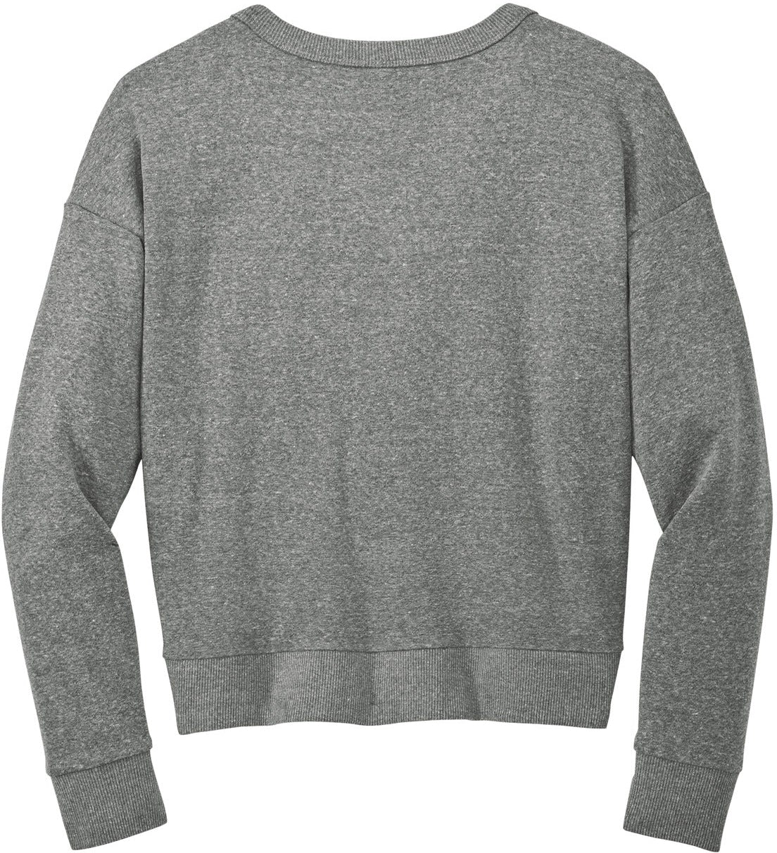 no-logo District Ladies Perfect Tri Fleece V-Neck Sweatshirt-Apparel-District-Thread Logic