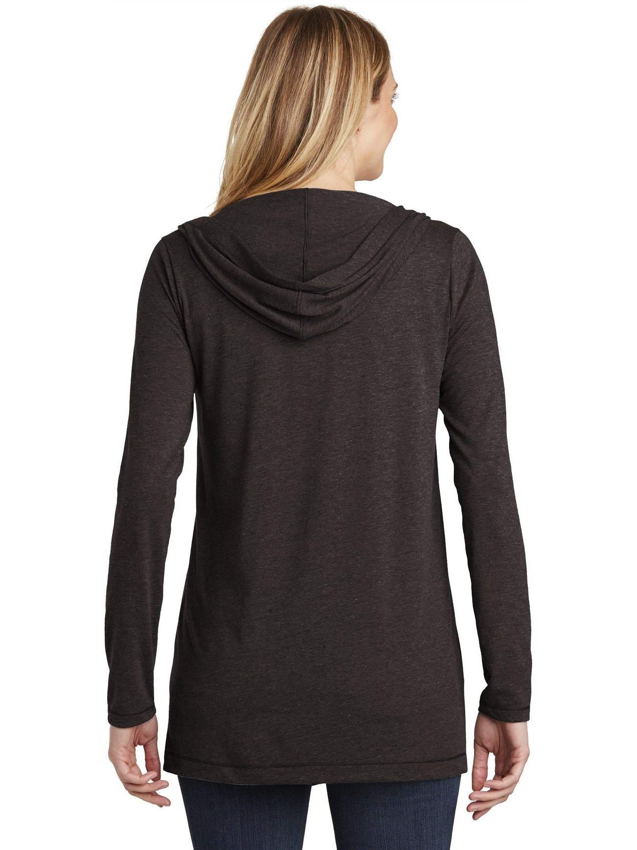 no-logo District Ladies Perfect Tri Hooded Cardigan-Regular-District-Thread Logic
