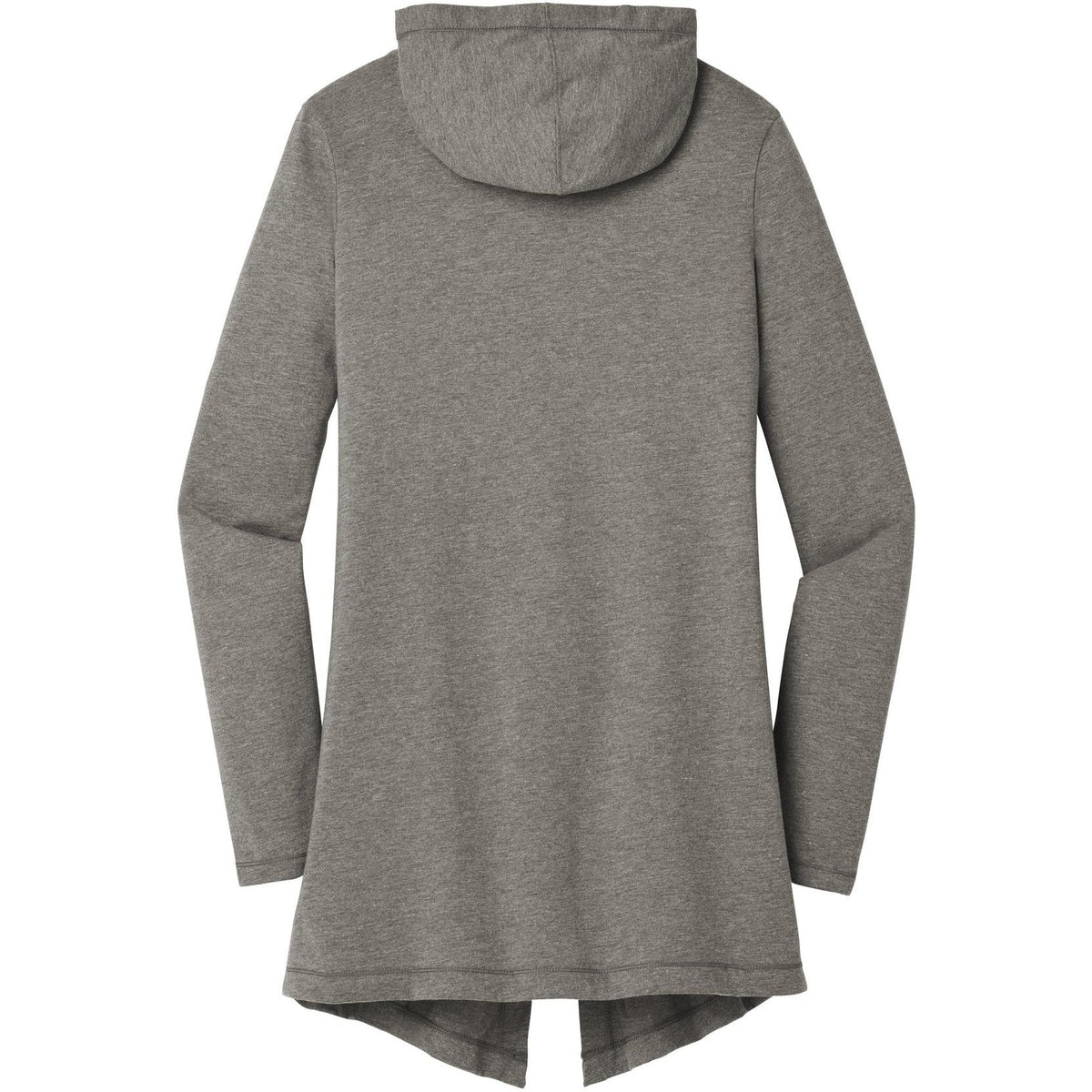 no-logo District Women's Perfect Tri Hooded Cardigan-Sweaters-District-Thread Logic