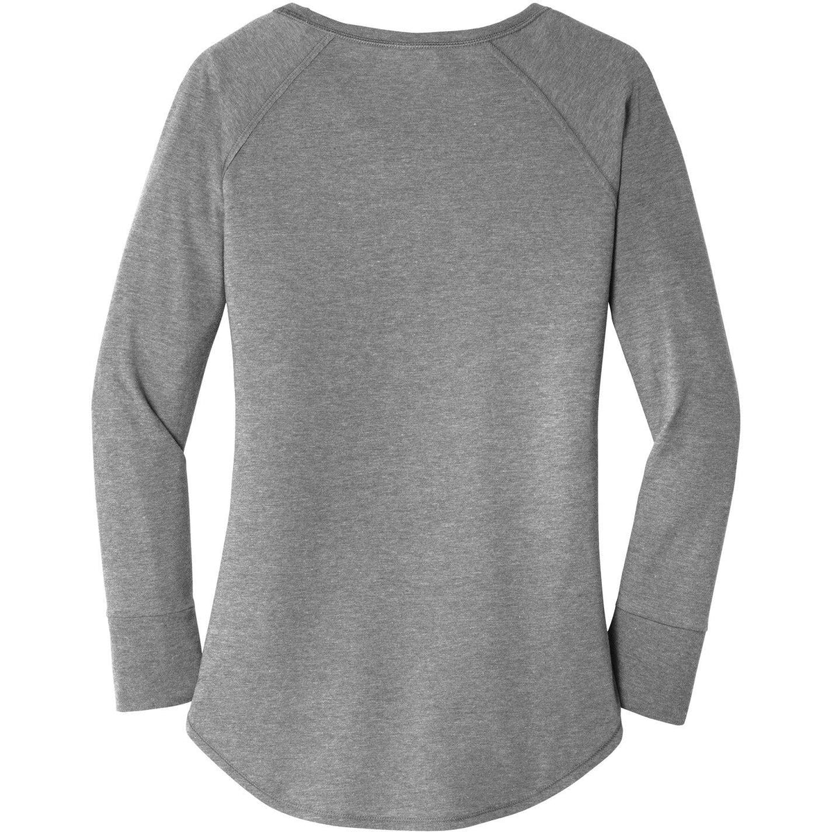 no-logo District Women's Perfect Tri Long Sleeve Tunic Tee-Regular-District-Thread Logic