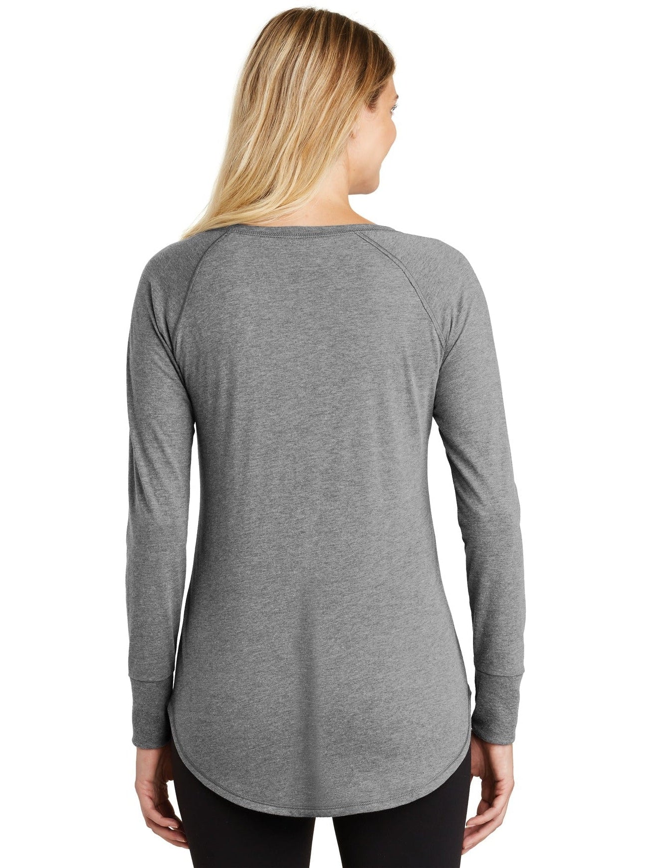 no-logo District Ladies Perfect Tri Long Sleeve Tunic Tee-Regular-District-Thread Logic