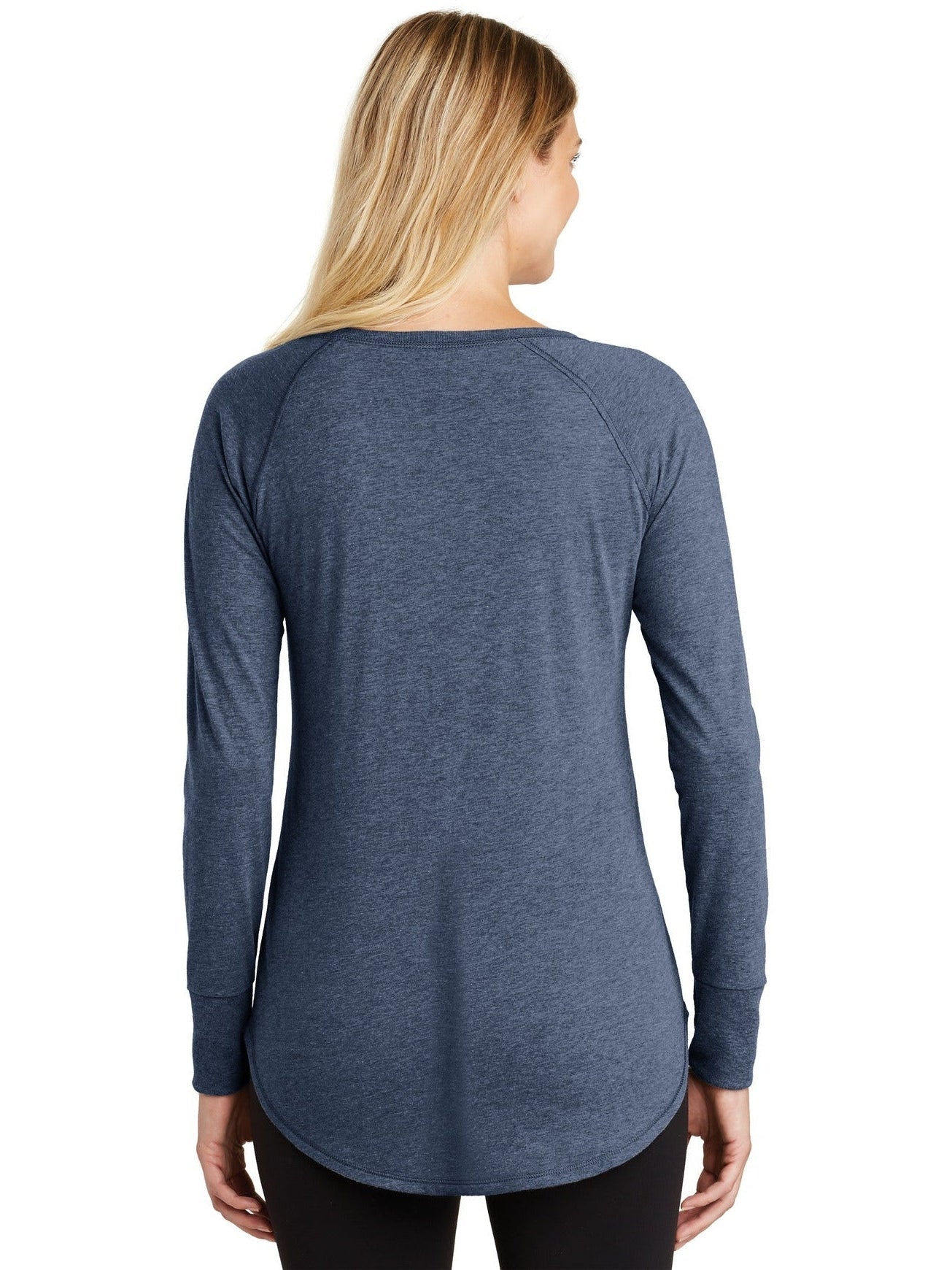 no-logo District Ladies Perfect Tri Long Sleeve Tunic Tee-Regular-District-Thread Logic