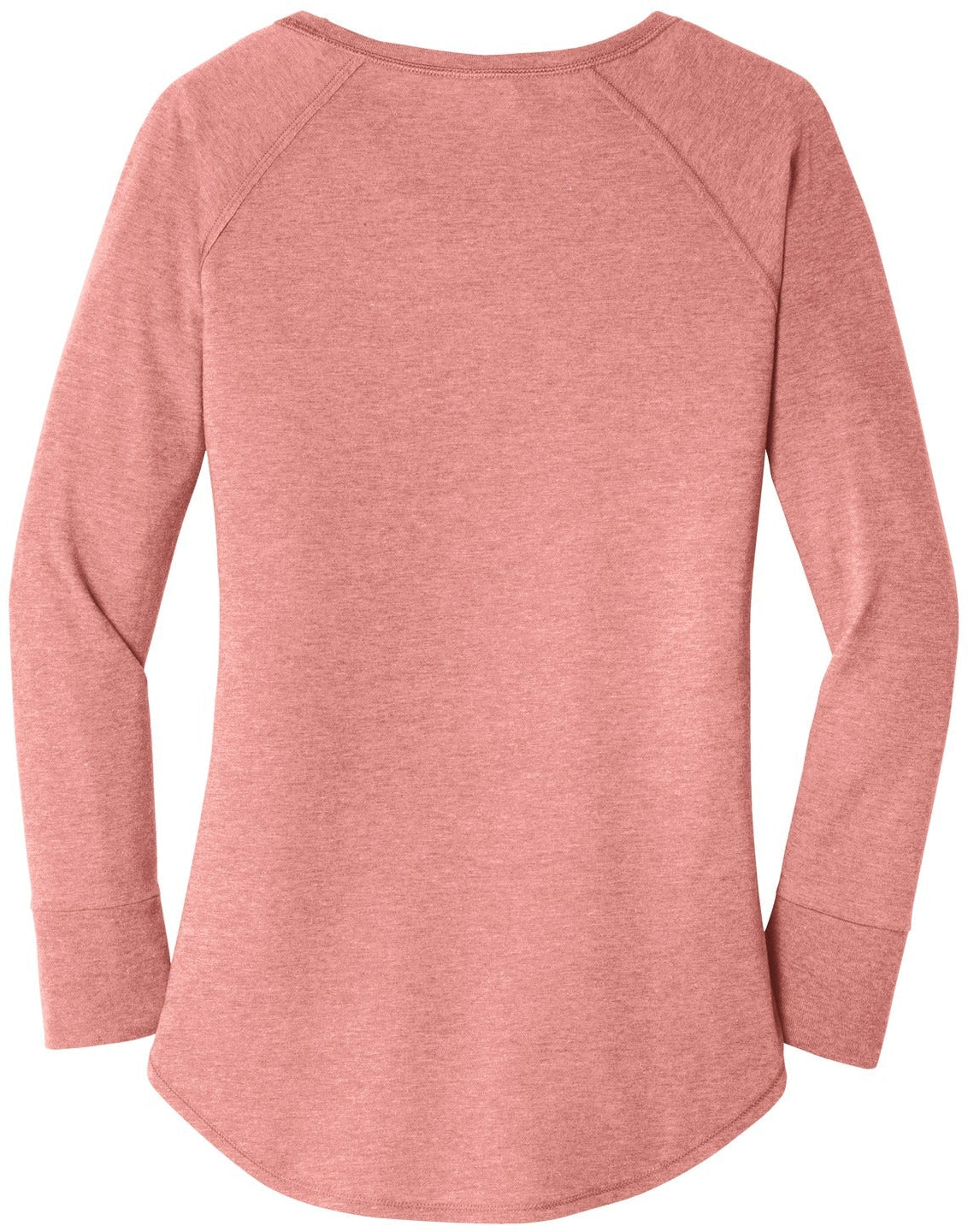 no-logo District Ladies Perfect Tri Long Sleeve Tunic Tee-Regular-District-Thread Logic