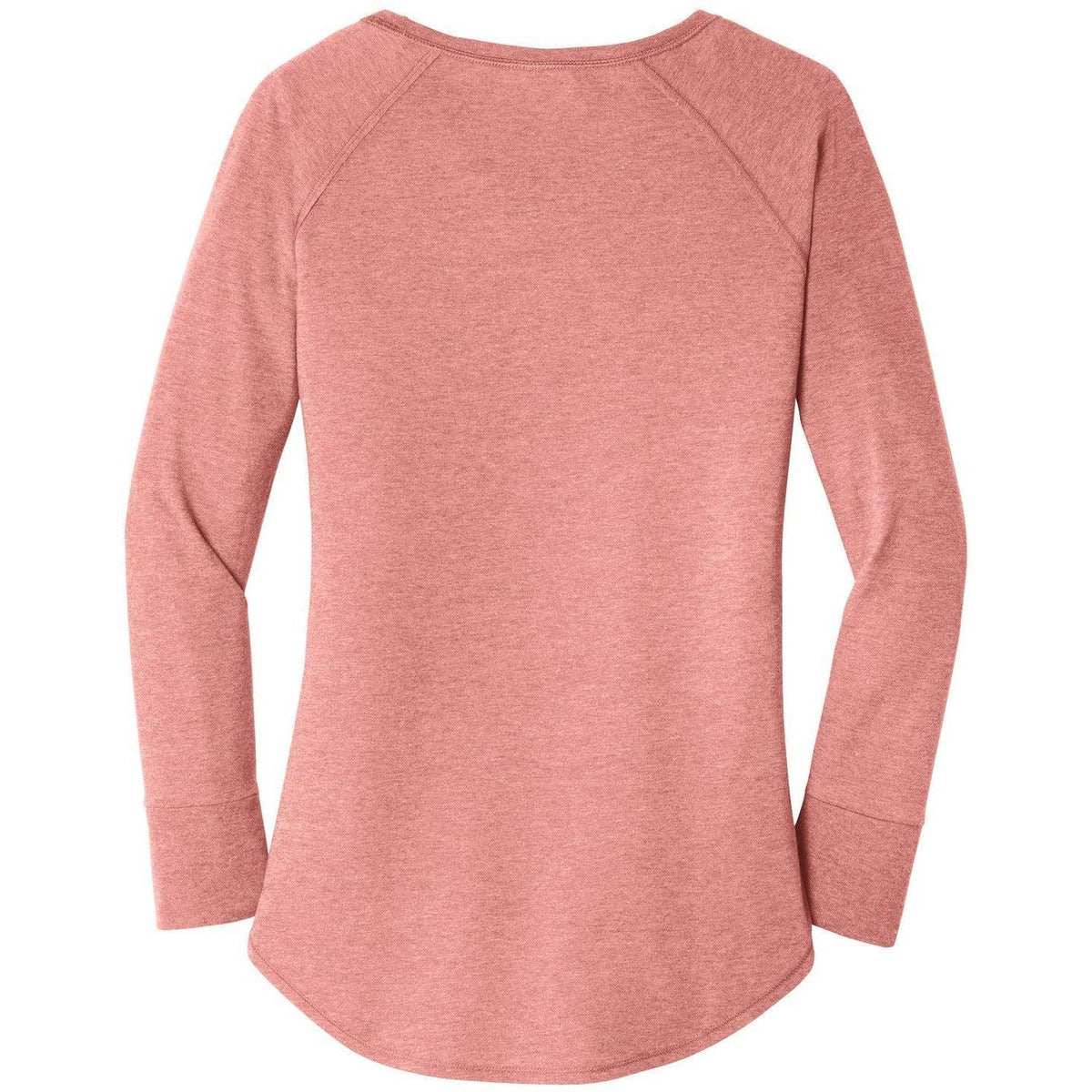 no-logo District Women's Perfect Tri Long Sleeve Tunic Tee-Regular-District-Thread Logic