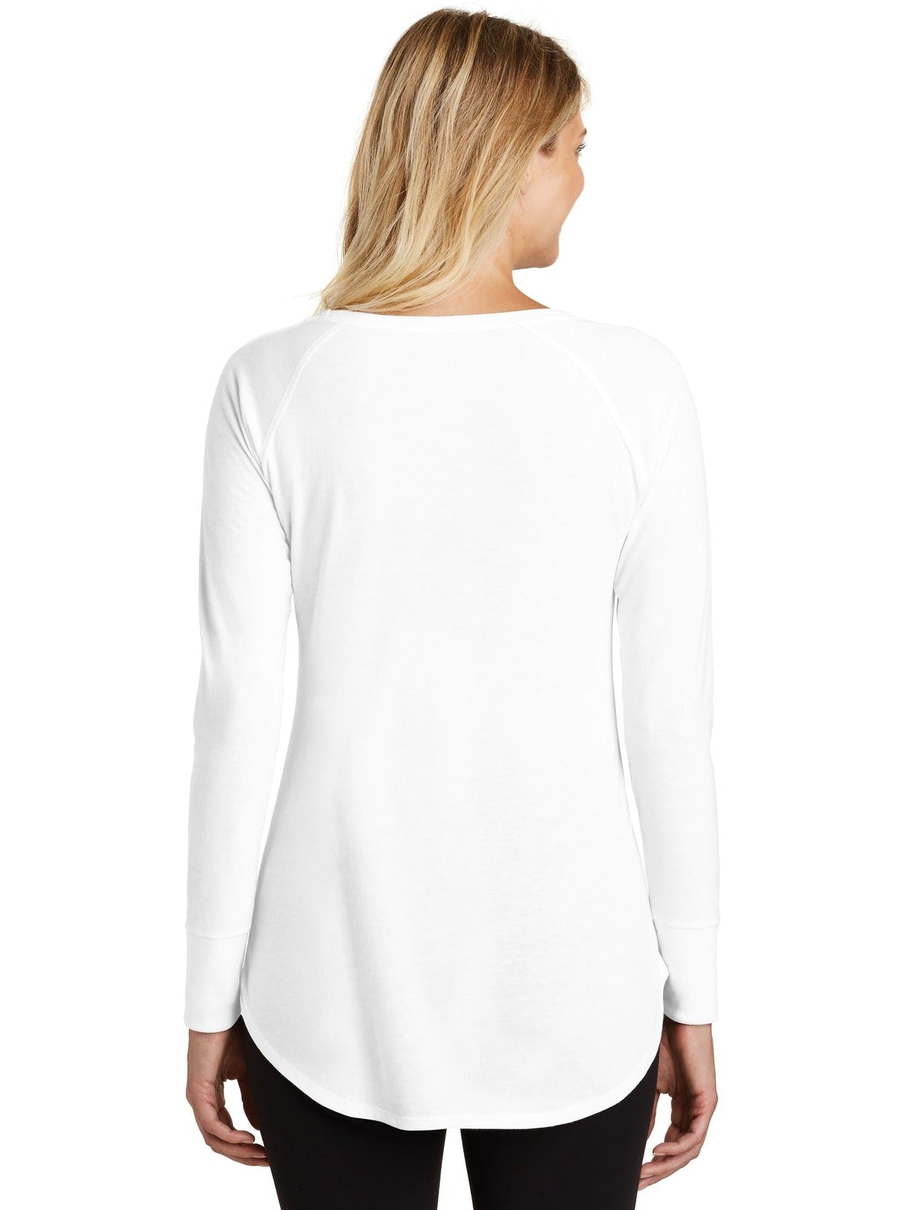 no-logo District Ladies Perfect Tri Long Sleeve Tunic Tee-Regular-District-Thread Logic