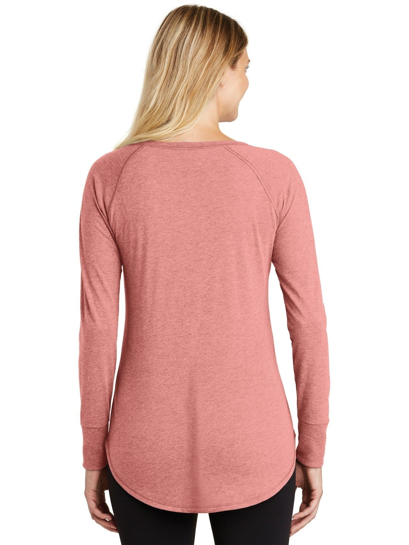 no-logo District Ladies Perfect Tri Long Sleeve Tunic Tee-Regular-District-Thread Logic