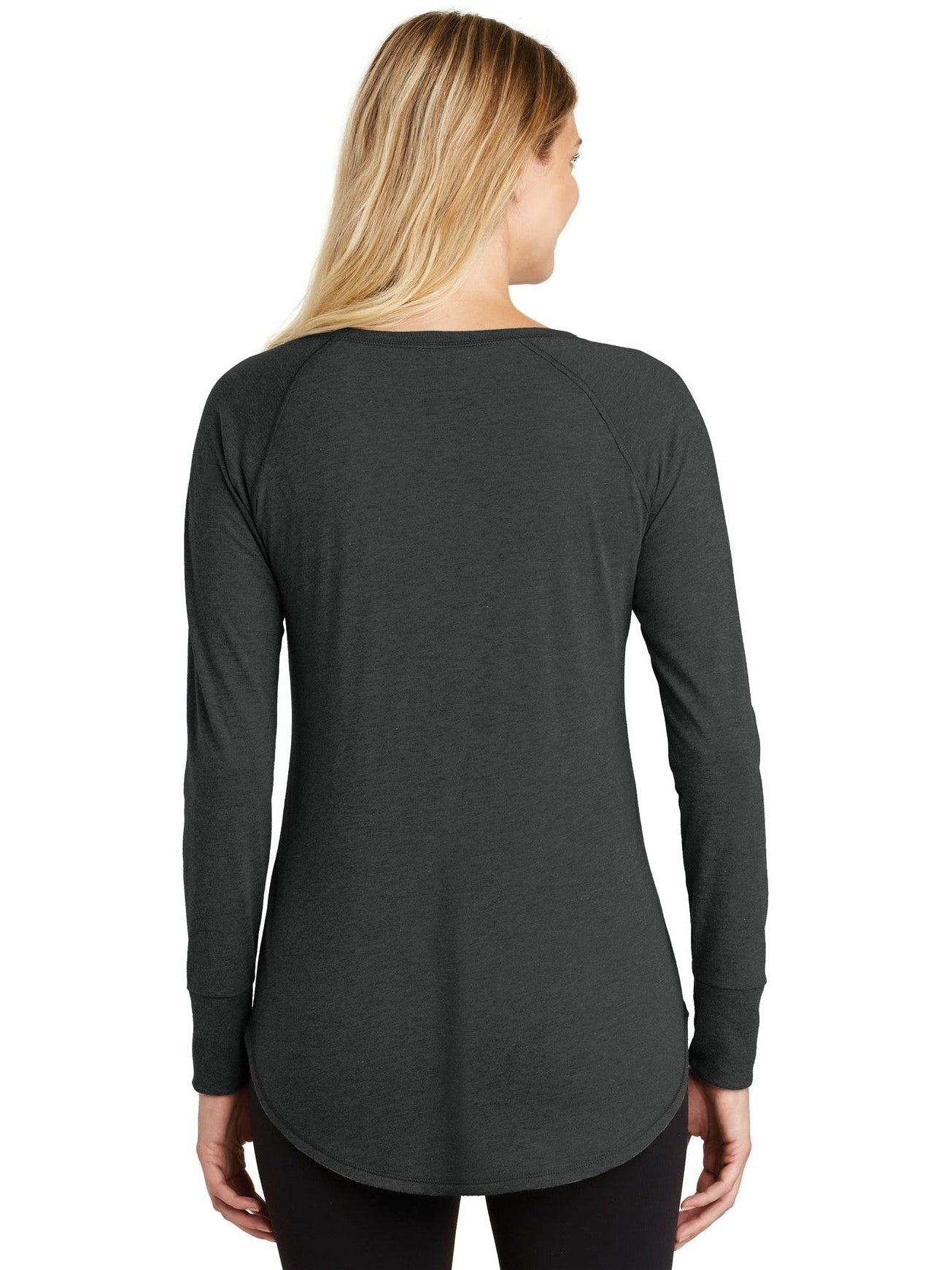 no-logo District Ladies Perfect Tri Long Sleeve Tunic Tee-Regular-District-Thread Logic