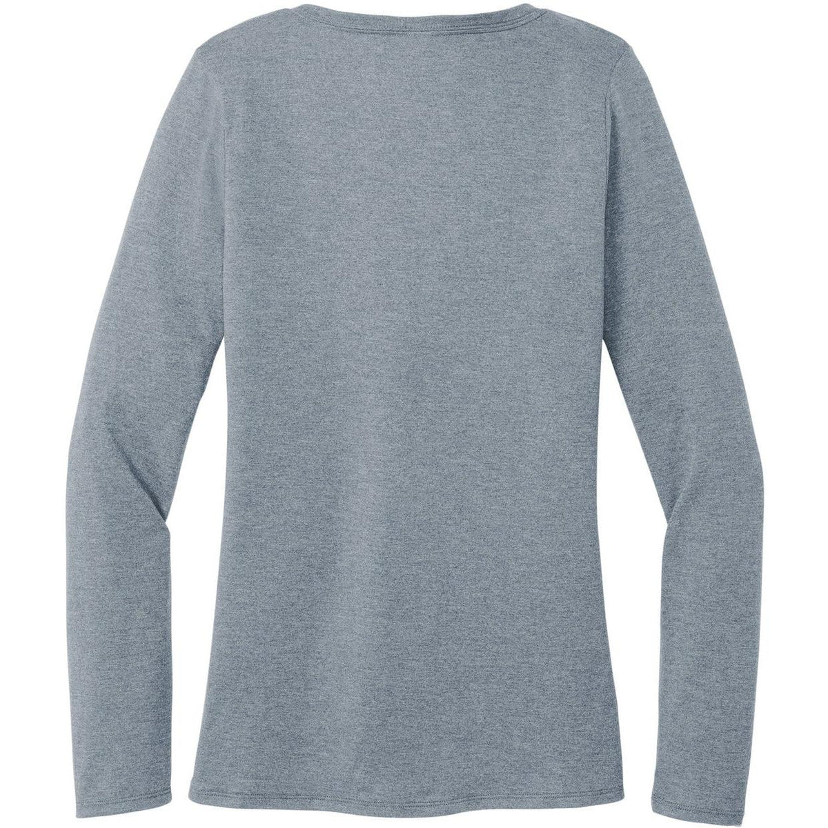 no-logo District Ladies Perfect Tri Long Sleeve V-Neck Tee-Regular-District-Thread Logic