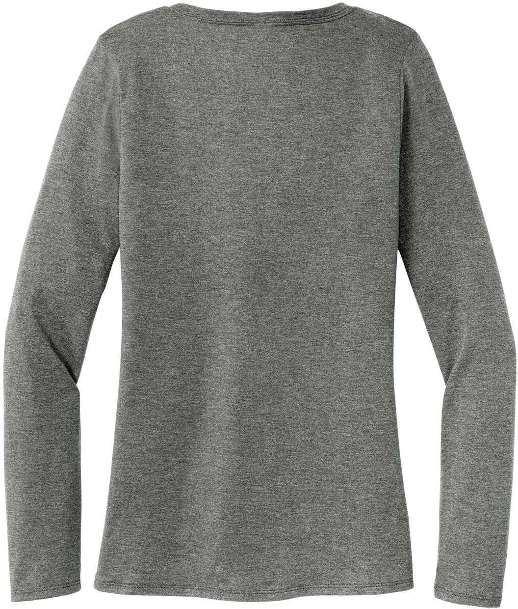 no-logo District Ladies Perfect Tri Long Sleeve V-Neck Tee-Regular-District-Thread Logic