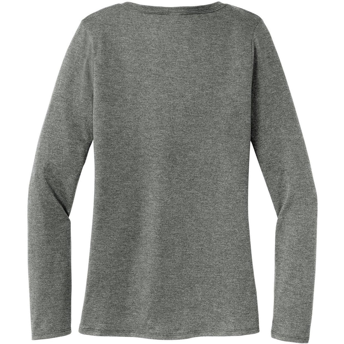 no-logo District Ladies Perfect Tri Long Sleeve V-Neck Tee-Regular-District-Thread Logic