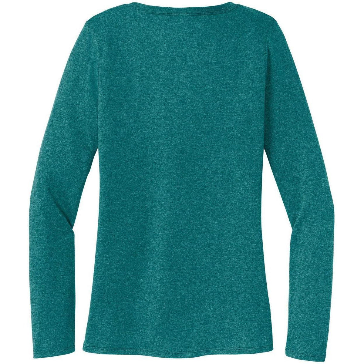 no-logo District Ladies Perfect Tri Long Sleeve V-Neck Tee-Regular-District-Thread Logic