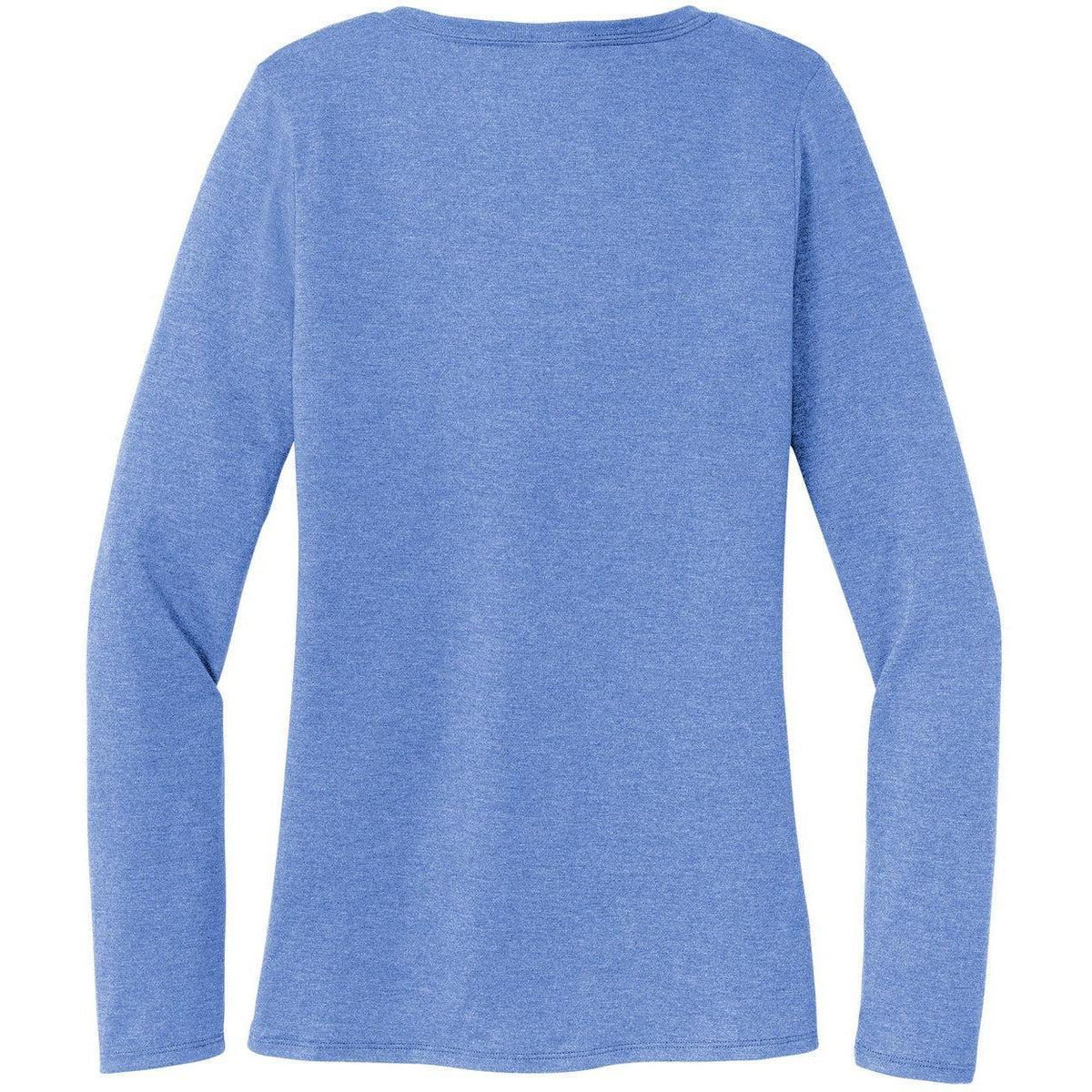 no-logo District Ladies Perfect Tri Long Sleeve V-Neck Tee-Regular-District-Thread Logic
