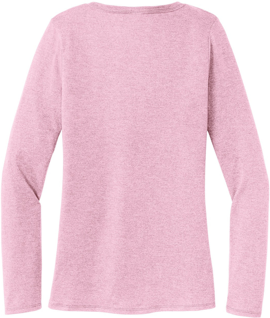 no-logo District Ladies Perfect Tri Long Sleeve V-Neck Tee-Regular-District-Thread Logic