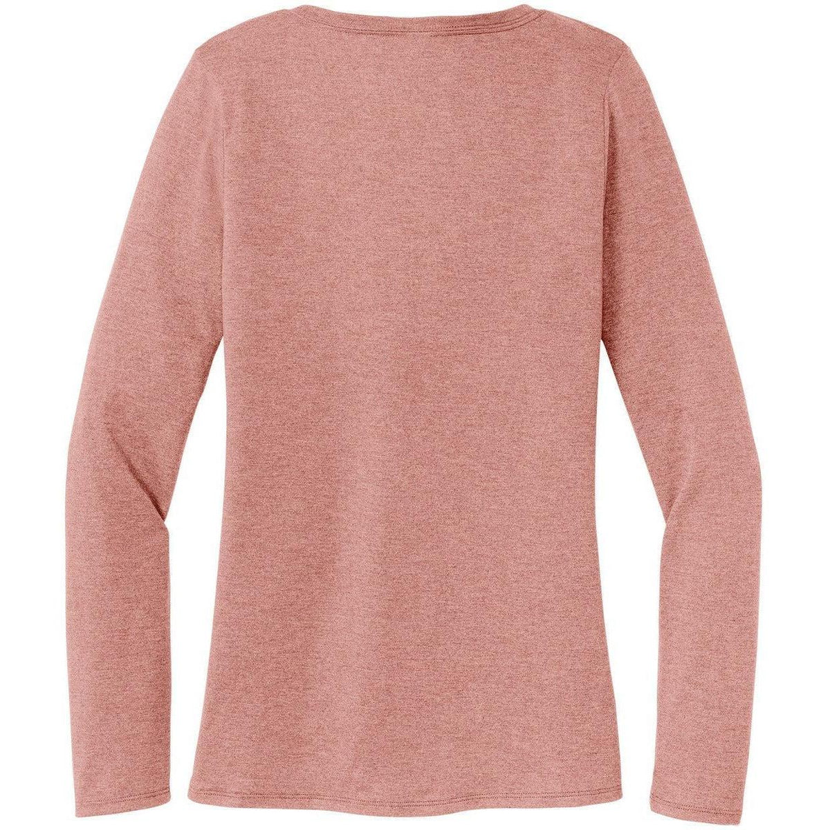 no-logo District Ladies Perfect Tri Long Sleeve V-Neck Tee-Regular-District-Thread Logic