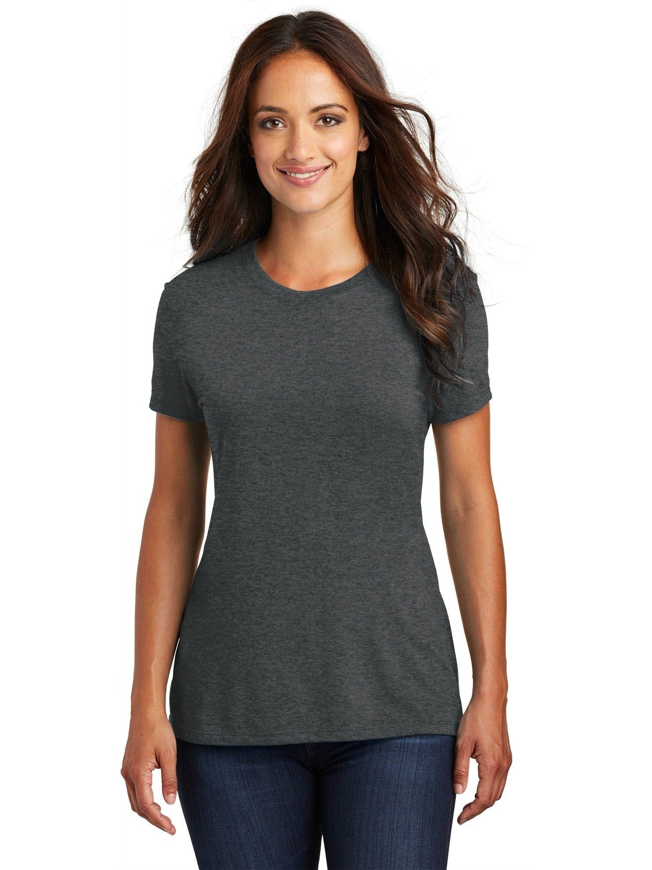 no-logo District Ladies Perfect Tri Tee-Regular-District-Thread Logic