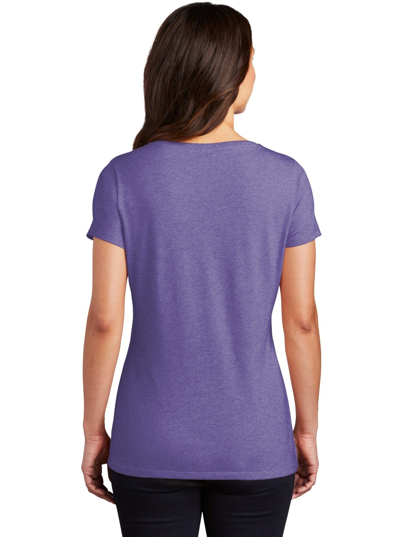 no-logo District Ladies Perfect Tri V-Neck Tee-Regular-District-Thread Logic