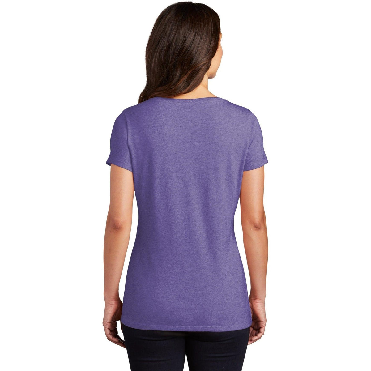 no-logo District Ladies Perfect Tri V-Neck Tee-Regular-District-Thread Logic