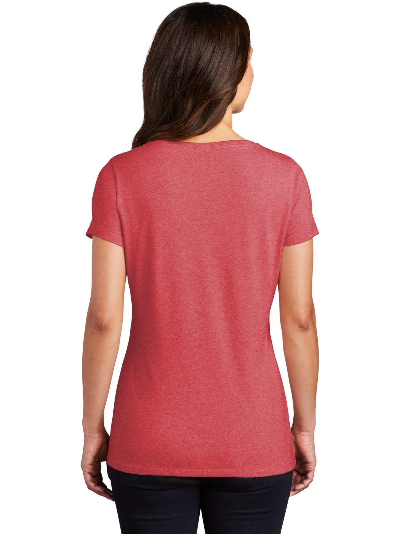 no-logo District Ladies Perfect Tri V-Neck Tee-Regular-District-Thread Logic