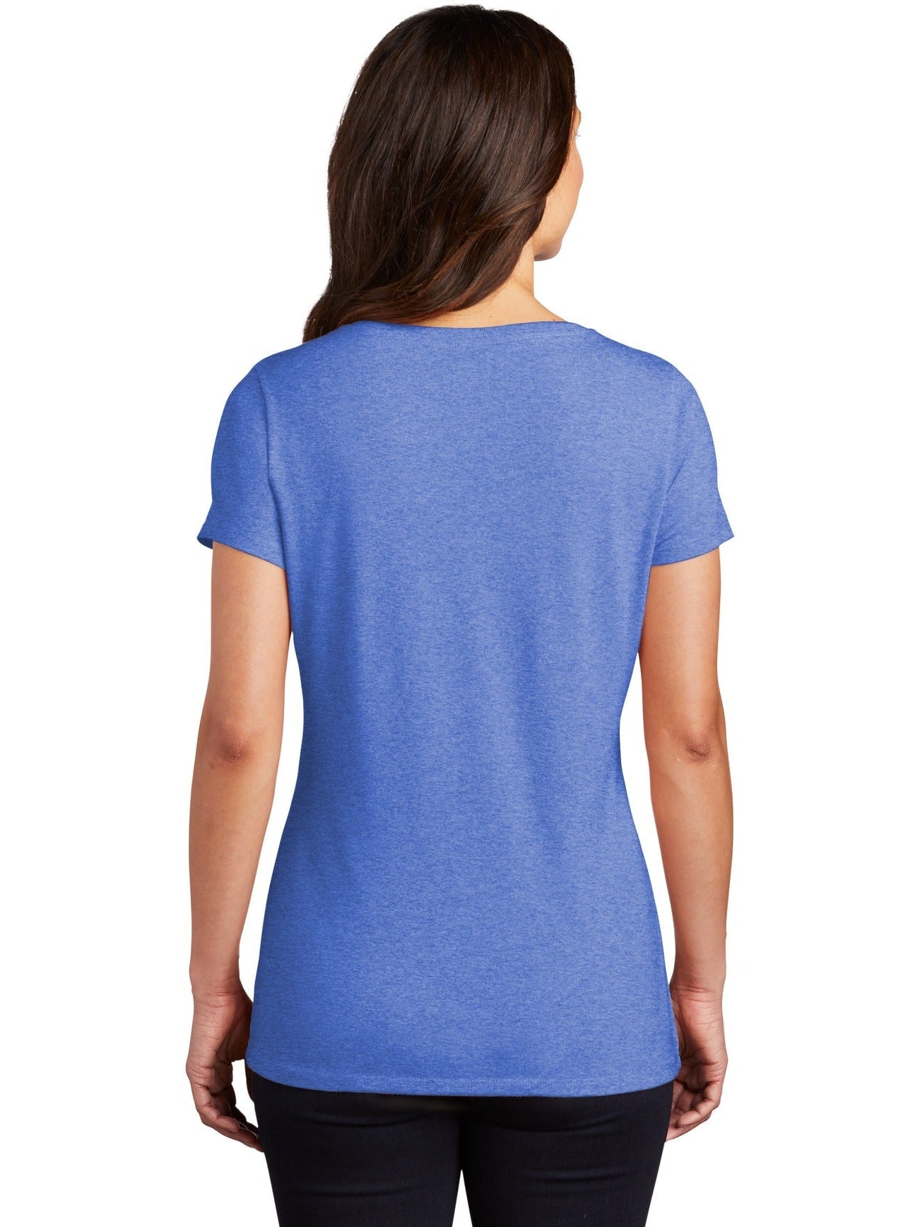 no-logo District Ladies Perfect Tri V-Neck Tee-Regular-District-Thread Logic