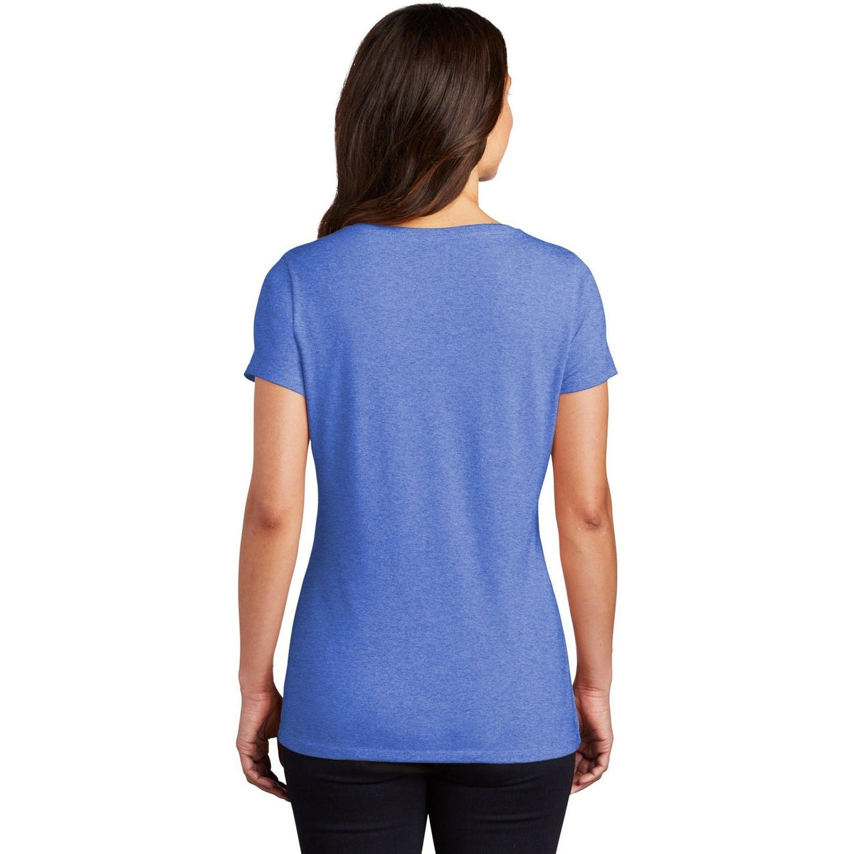 no-logo District Ladies Perfect Tri V-Neck Tee-Regular-District-Thread Logic