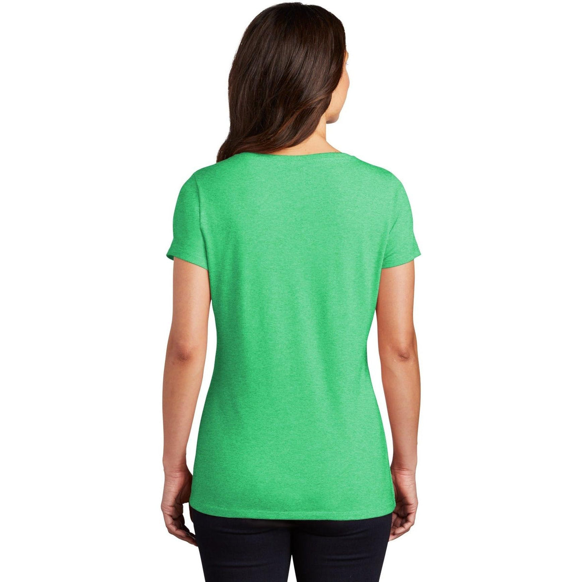 no-logo District Ladies Perfect Tri V-Neck Tee-Regular-District-Thread Logic