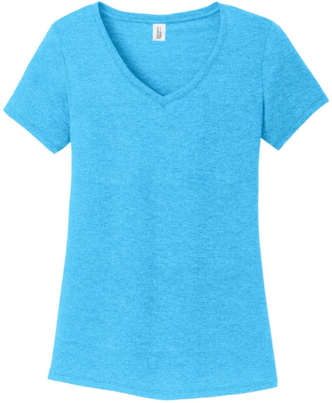 District Ladies Perfect Tri V-Neck Tee