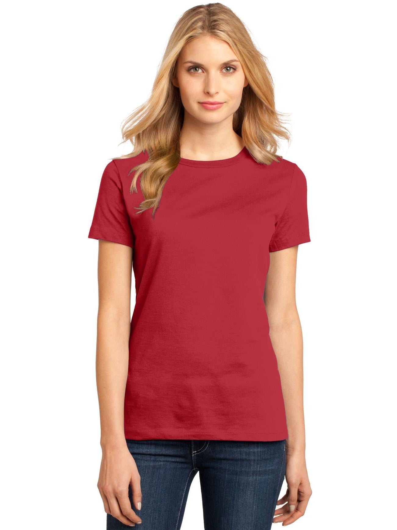 no-logo District Ladies Perfect Weight Crew Tee-Regular-District-Thread Logic