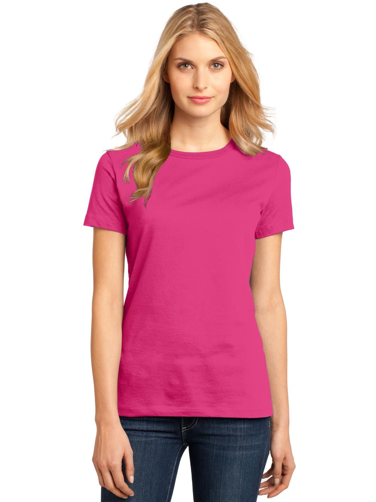 no-logo District Ladies Perfect Weight Crew Tee-Regular-District-Thread Logic
