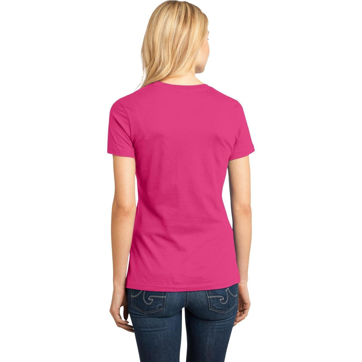 no-logo District Women's Perfect Weight Crew Tee-Polos-District-Thread Logic