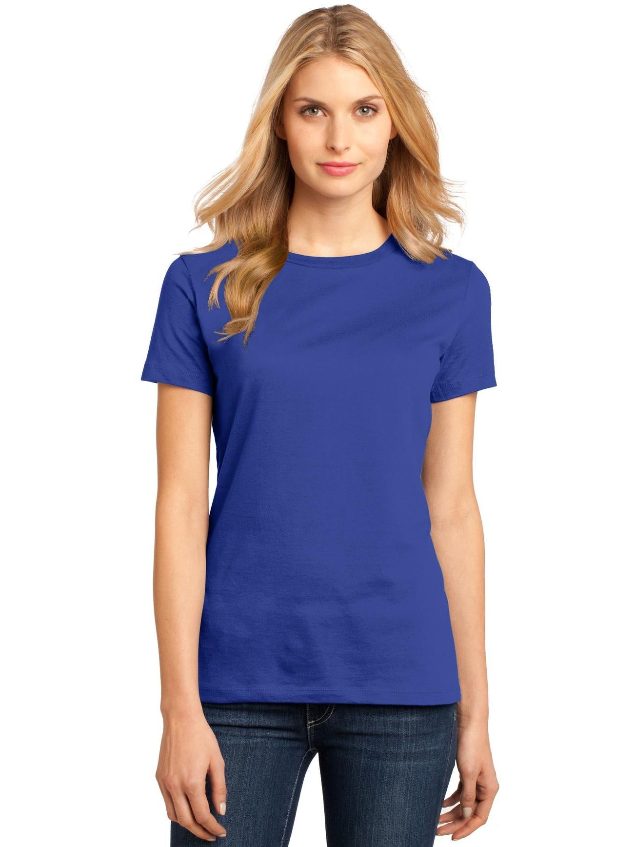 no-logo District Ladies Perfect Weight Crew Tee-Regular-District-Thread Logic