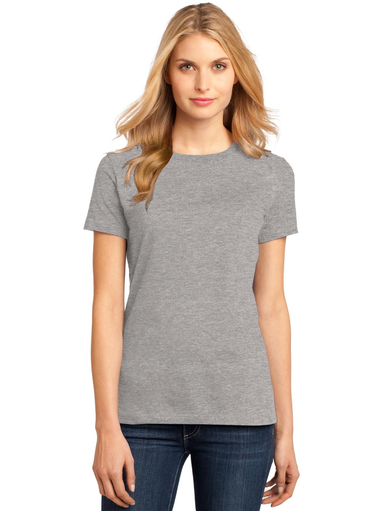 no-logo District Ladies Perfect Weight Crew Tee-Regular-District-Thread Logic