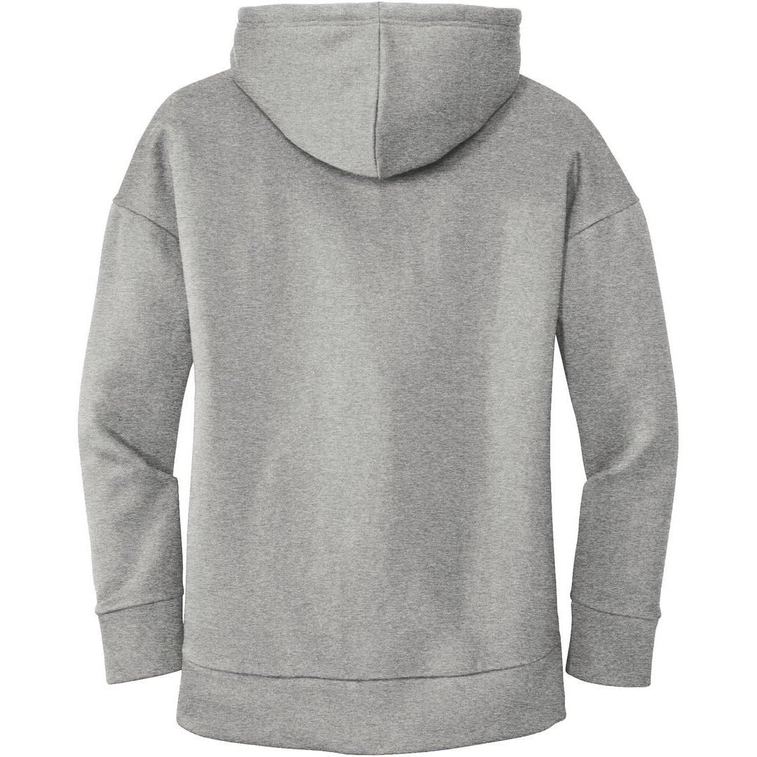 no-logo District Ladies Perfect Weight Fleece Drop Shoulder Full-Zip Hoodie-Regular-District-Thread Logic