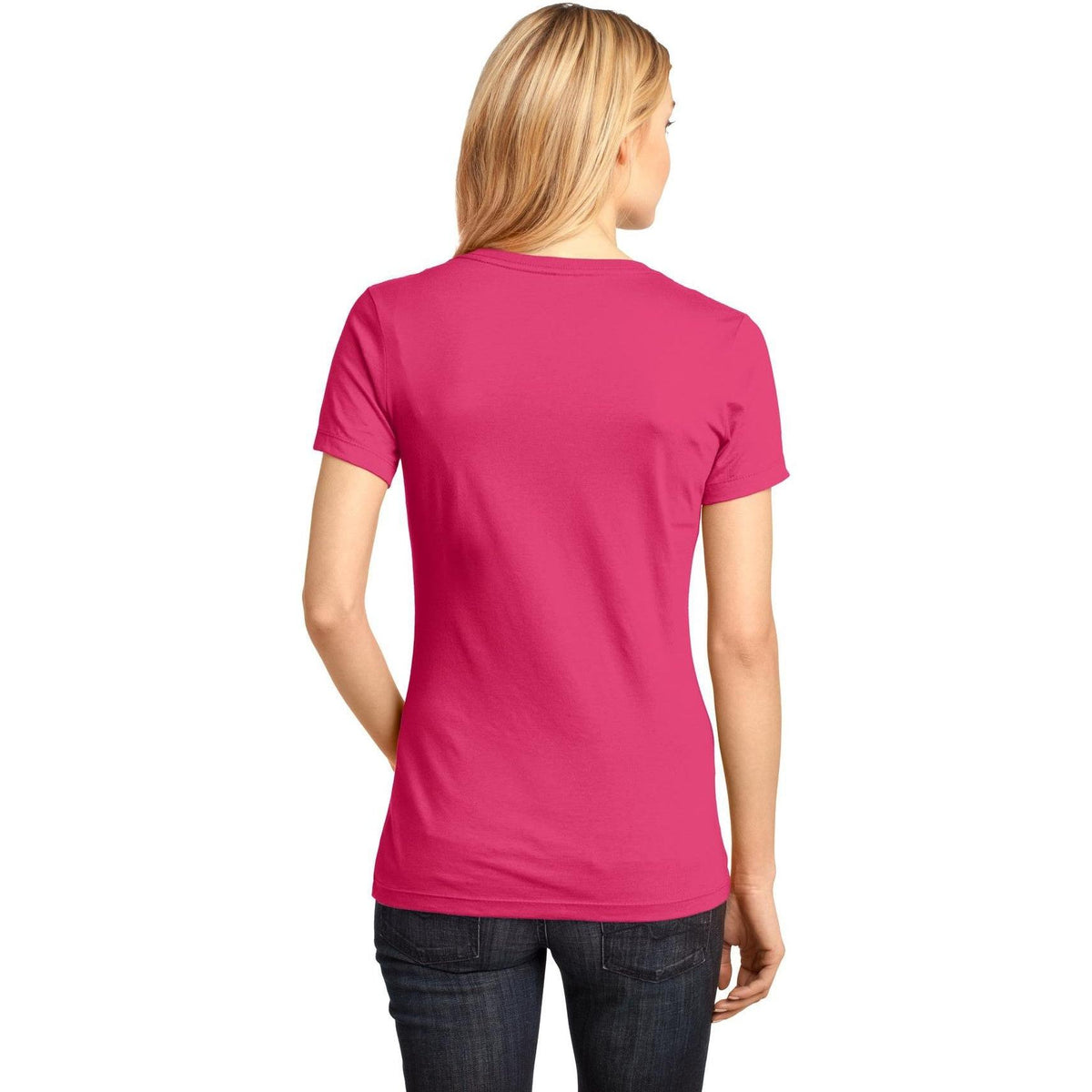 no-logo District Women's Perfect Weight V-Neck Tee-Polos-District-Thread Logic