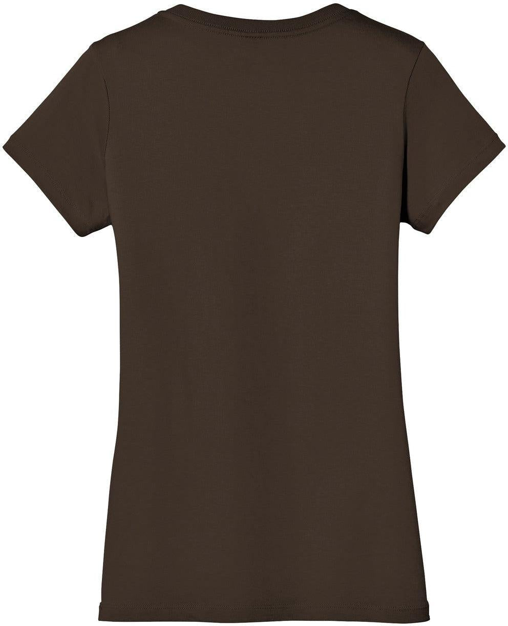 no-logo District Ladies Perfect Weight V-Neck Tee-Regular-District-Thread Logic