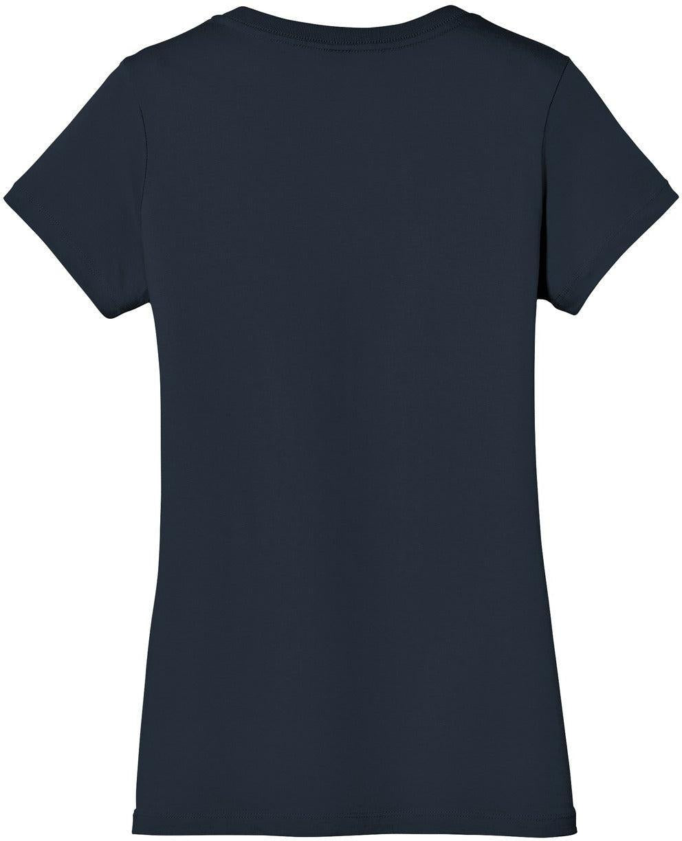 no-logo District Ladies Perfect Weight V-Neck Tee-Regular-District-Thread Logic