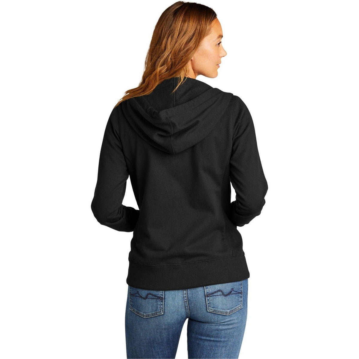 no-logo District Ladies Re-Fleece Full-Zip Hoodie-Regular-District-Thread Logic