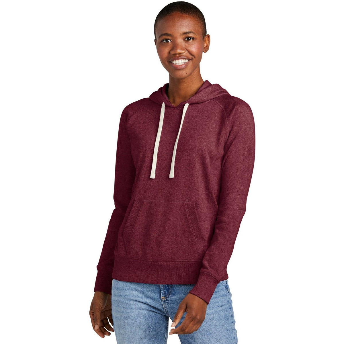 no-logo District Ladies Re-Fleece Hoodie-Regular-District-Thread Logic