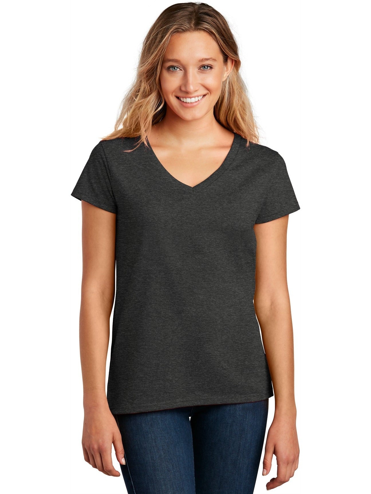 no-logo District Ladies Re-Tee V-Neck-Regular-District-Thread Logic