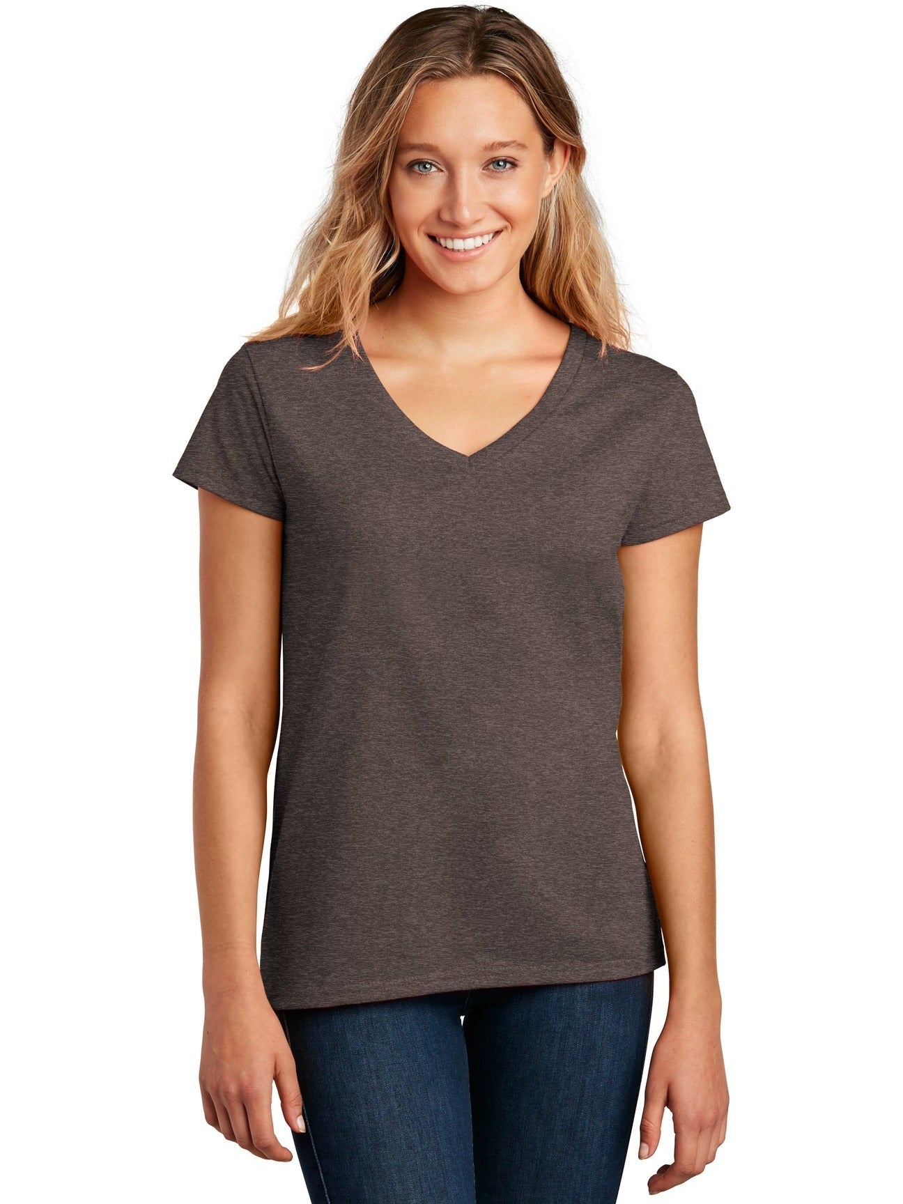 no-logo District Ladies Re-Tee V-Neck-Regular-District-Thread Logic