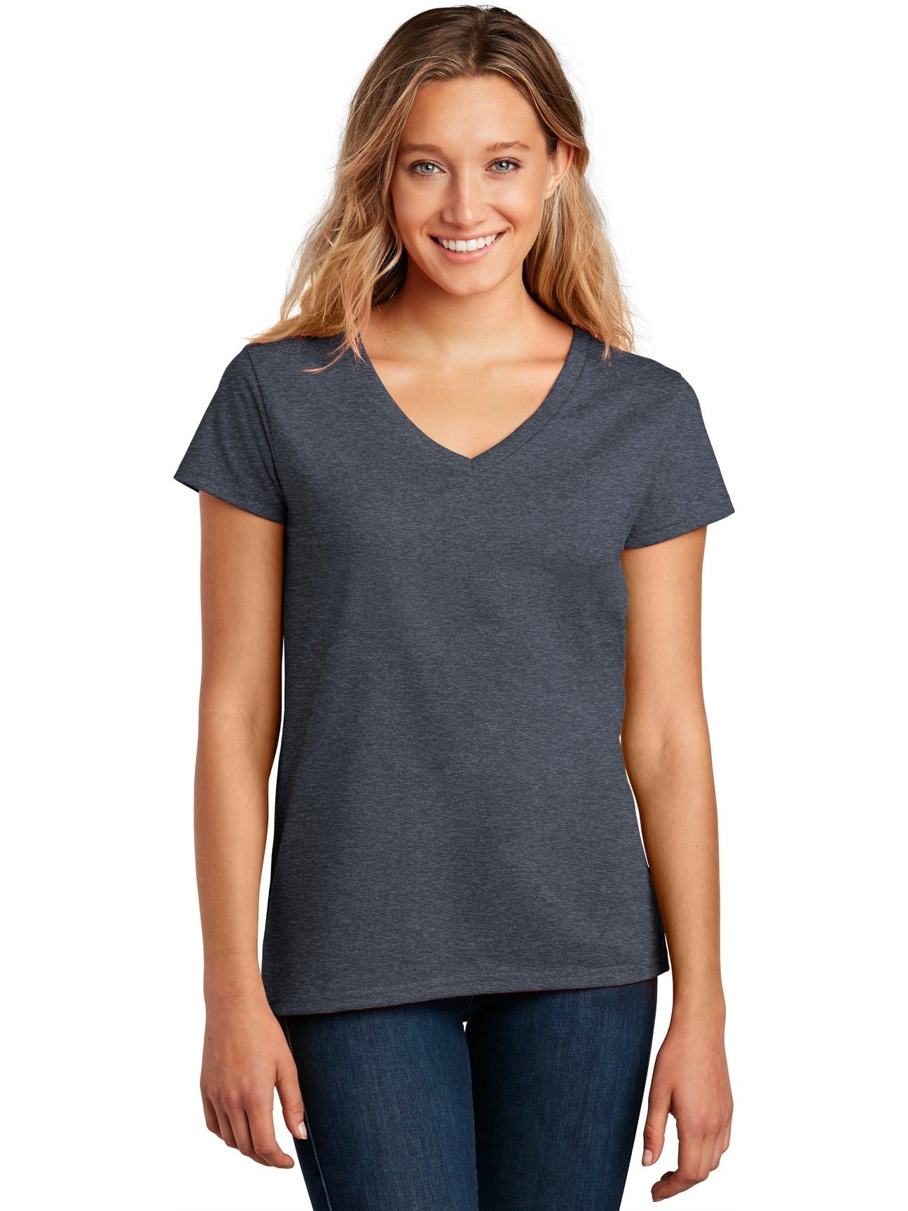 no-logo District Ladies Re-Tee V-Neck-Regular-District-Thread Logic