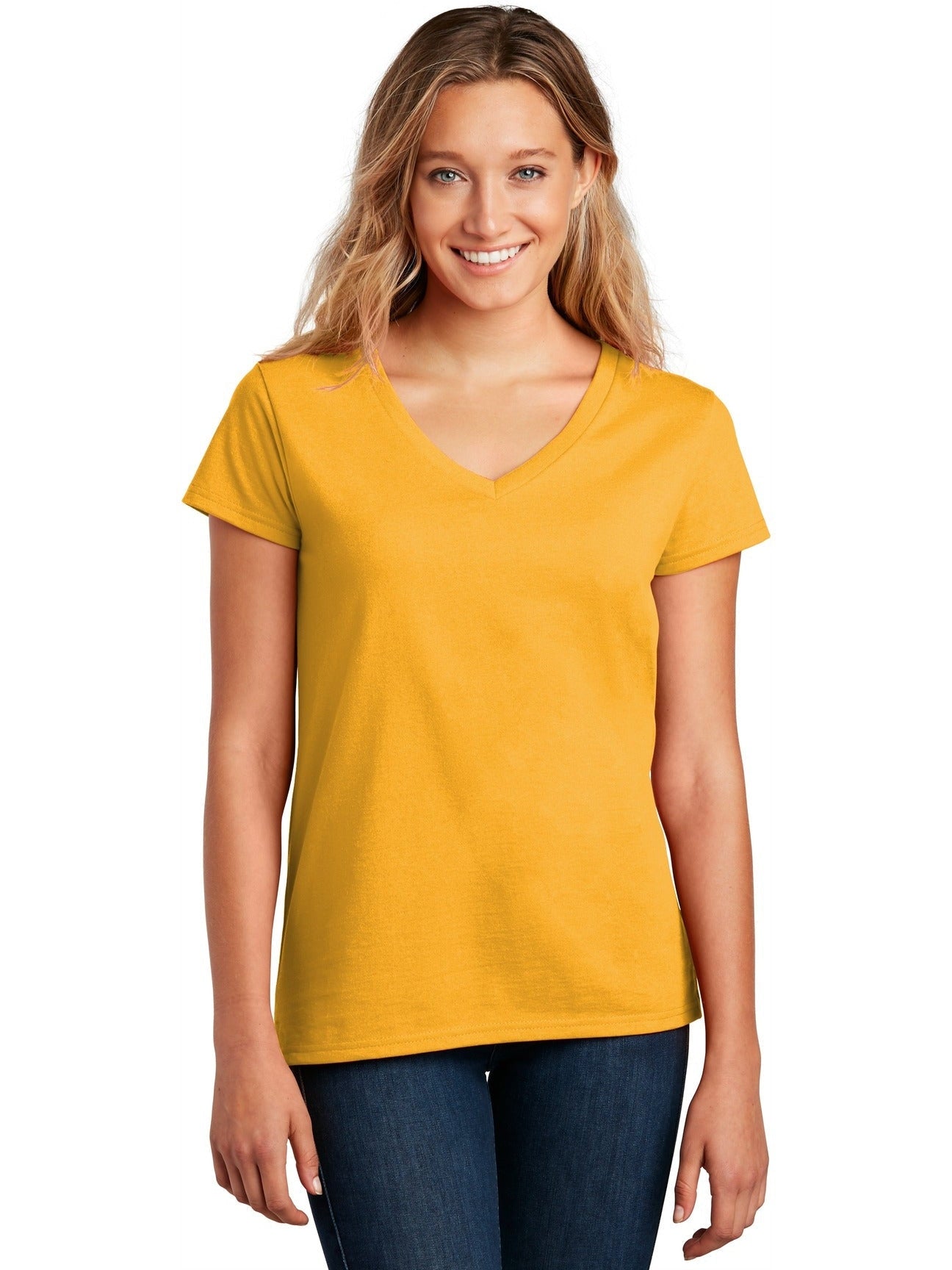 no-logo District Ladies Re-Tee V-Neck-Regular-District-Thread Logic