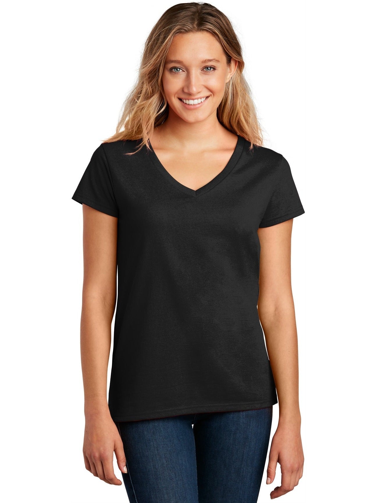 no-logo District Ladies Re-Tee V-Neck-Regular-District-Thread Logic