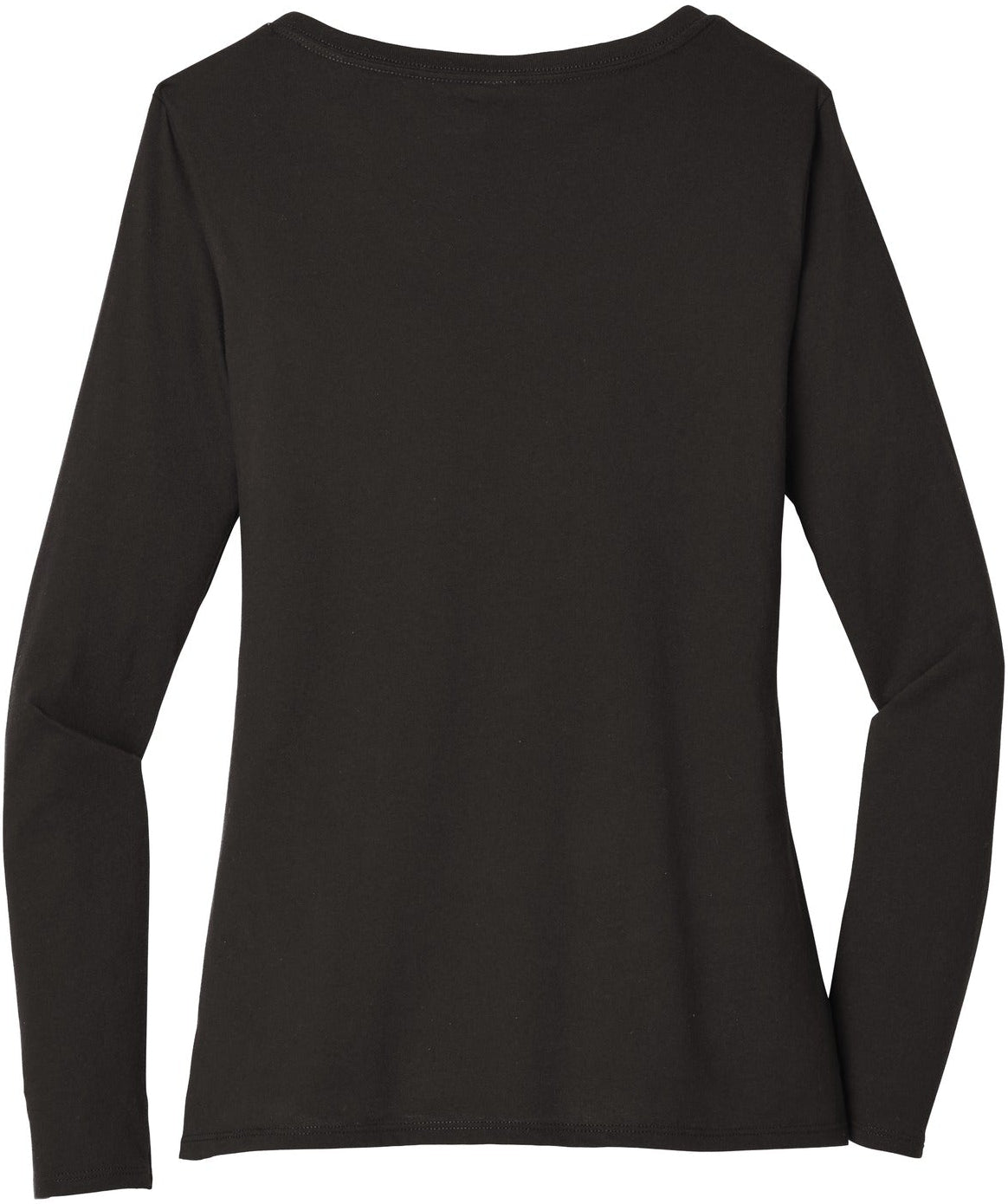 no-logo District Ladies Very Important Tee Long Sleeve V-Neck-Regular-District-Thread Logic