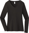 District Ladies Very Important Tee Long Sleeve V-Neck