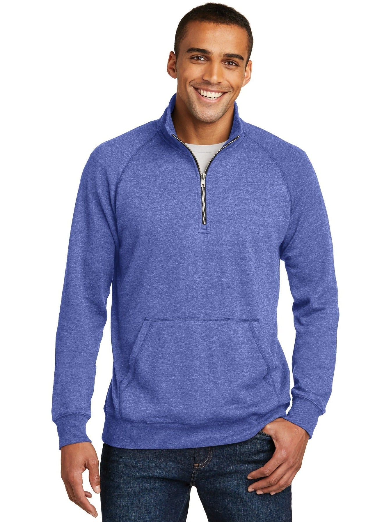 no-logo District Lightweight Fleece 1/4-Zip-Regular-District-Thread Logic