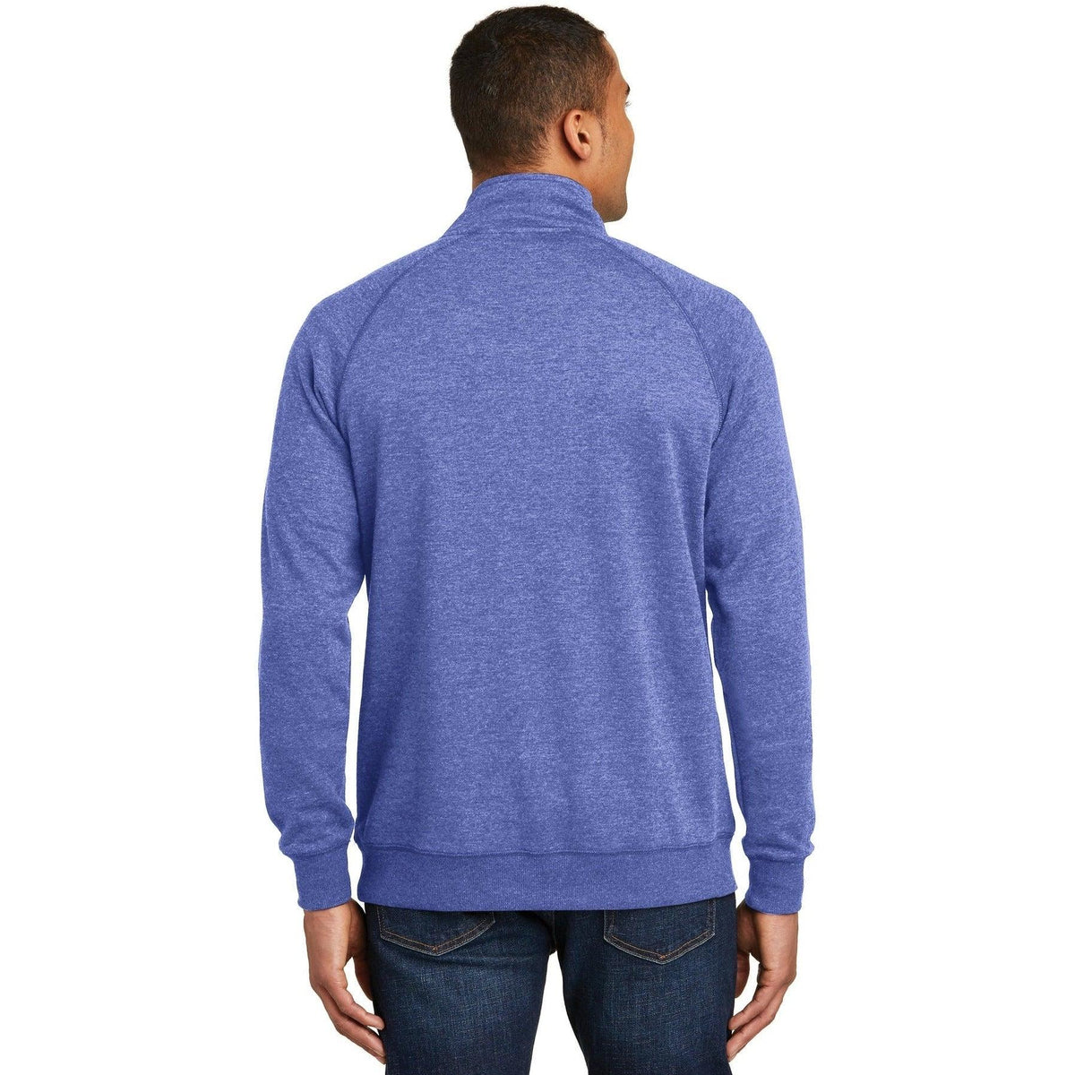 no-logo District Lightweight Fleece 1/4-Zip-Quarter Zips-District-Thread Logic