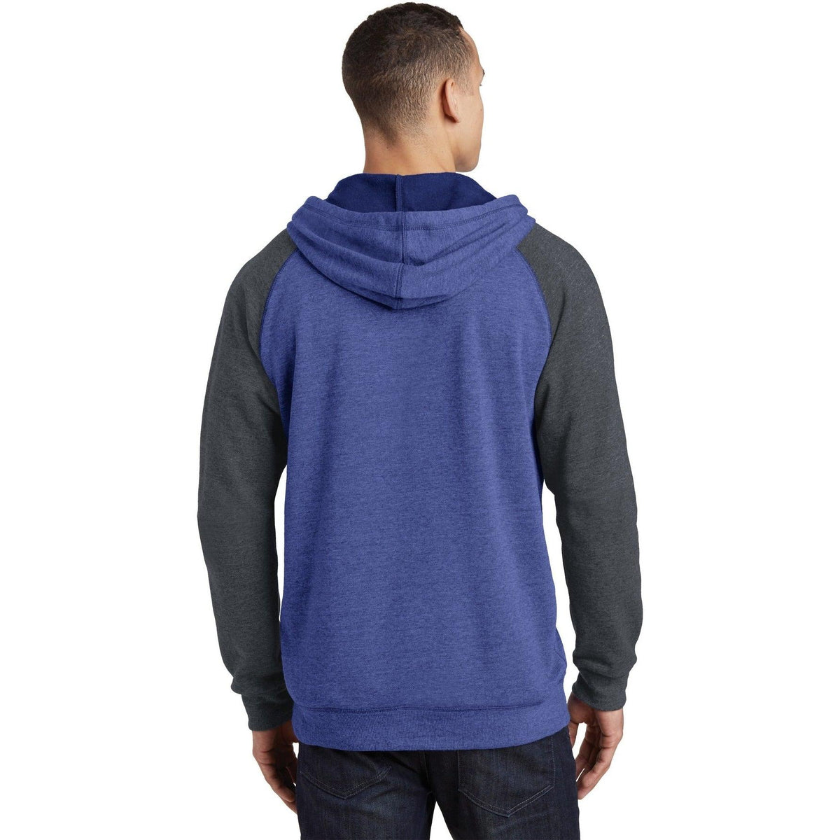 no-logo District Lightweight Fleece Raglan Hoodie-Hoodies-District-Thread Logic