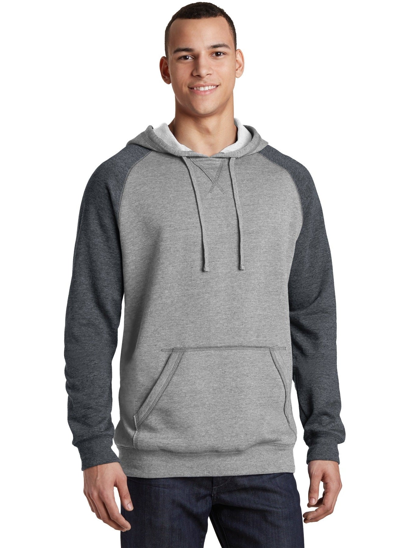 no-logo District Lightweight Fleece Raglan Hoodie-Regular-District-Thread Logic