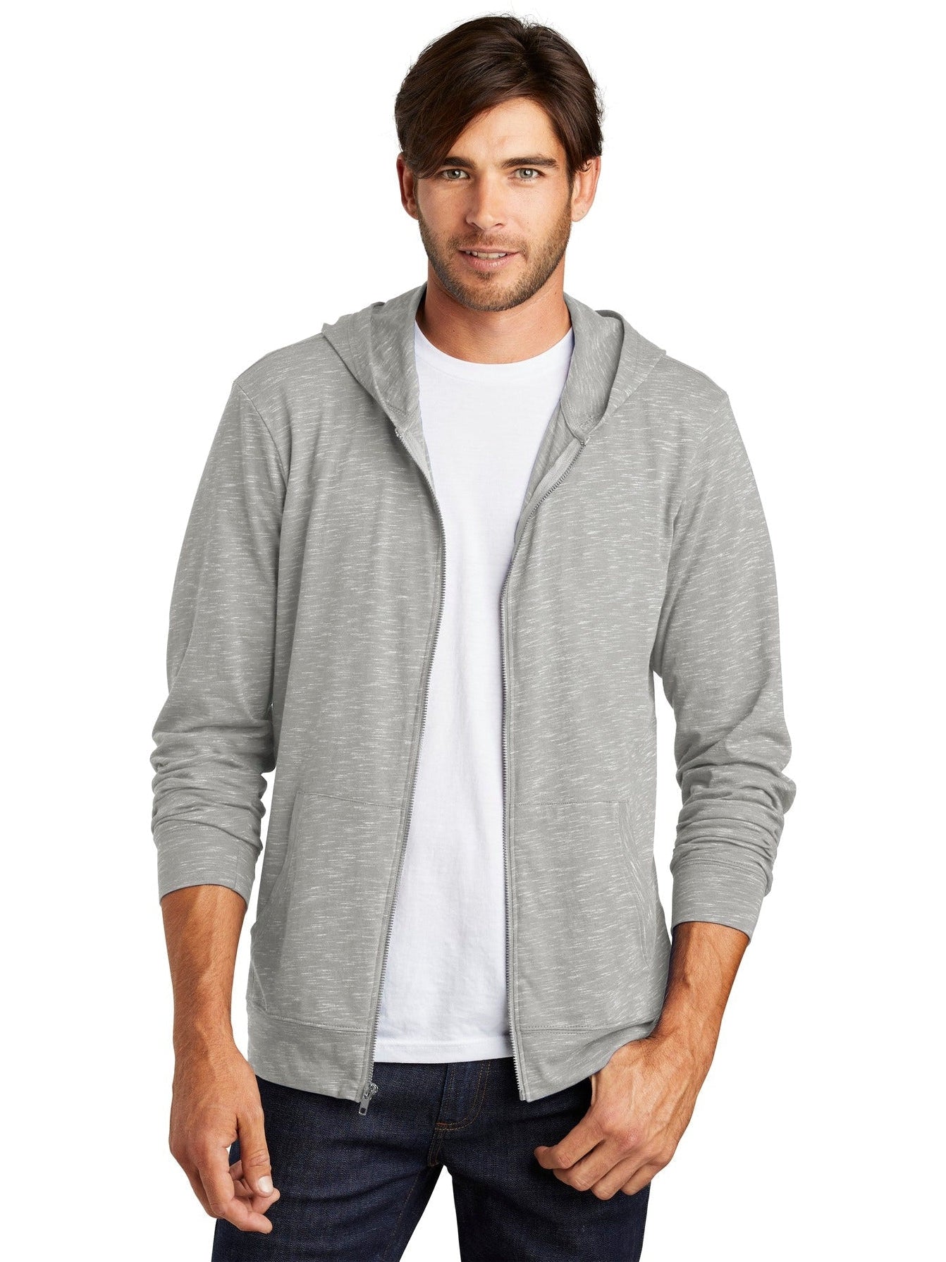 no-logo District Medal Full-Zip Hoodie-Regular-District-Thread Logic